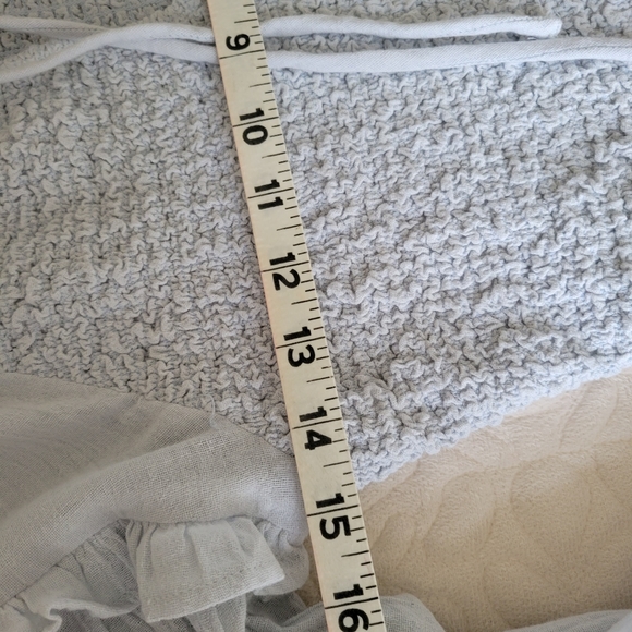 Free People kiss and tell lt.blue mini dress or tunic size S nwot - Picture 6 of 10